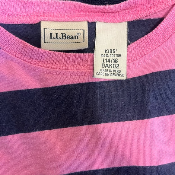 LL Bean Girls Tshirt Size Large - Picture 3 of 3